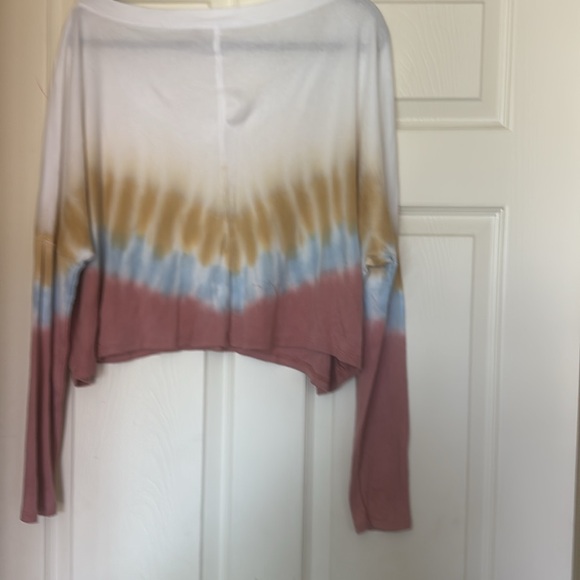 Anthropology Maronie pastel tye dye long sleeve top. - Picture 3 of 4